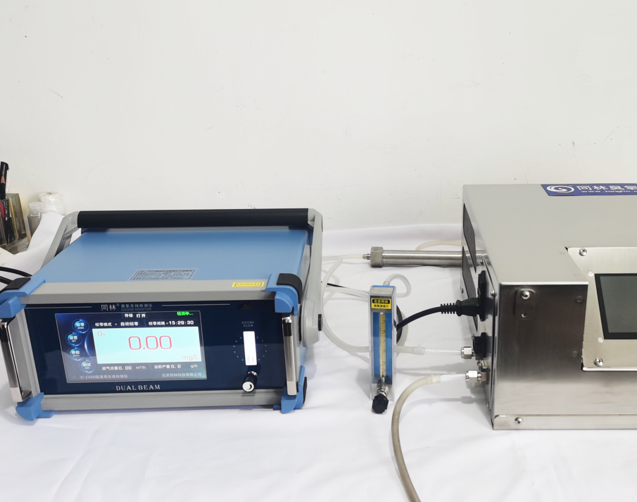 臭氧检测仪测300mg/L臭氧浓度现场