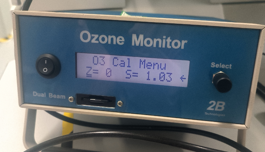 美国2B 205型臭氧检测仪如何设置校准参数